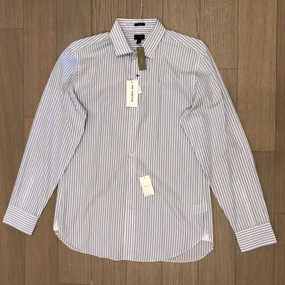 NWT j Crew Ludlow striped cotton shirt - Picture 1 of 6